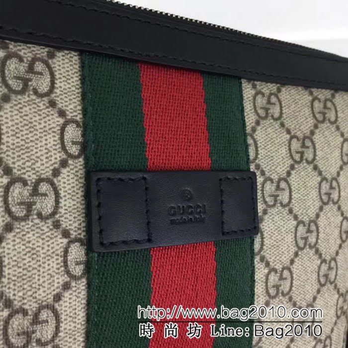 GUCCI古馳原單 新款專櫃品質原單貨實物實拍471454 啡pvc配皮男單肩斜挎包 HY1123